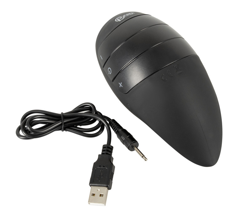 Черный мастурбатор с гибкими крылышками Черный мастурбатор с гибкими крылышками