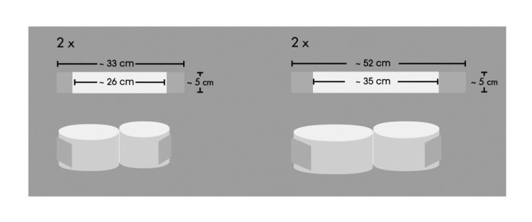 Набор фиксирующих лент для рук и ног Arm & Leg Restraints