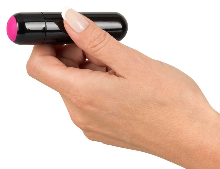 Черная перезаряжаемая вибропуля Rechargeable Vibrobullet - 9 см. Черная перезаряжаемая вибропуля Rechargeable Vibrobullet - 9 см.