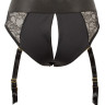 Черный женский страпон Strap-on Set: трусики и насадка