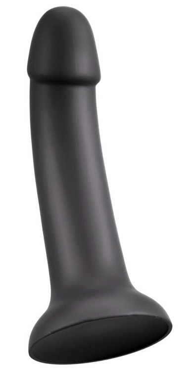 Черный женский страпон Strap-on Set: трусики и насадка