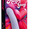 Голубой вибростимулятор на присоске Heart Guy - 17 см. Голубой вибростимулятор на присоске Heart Guy - 17 см.