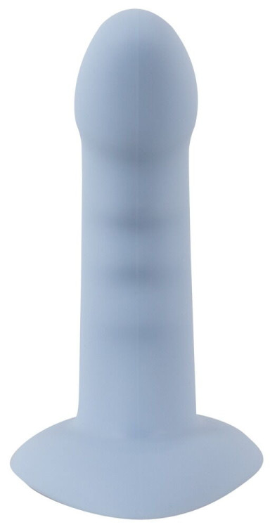 Голубой вибростимулятор на присоске Heart Guy - 17 см. Голубой вибростимулятор на присоске Heart Guy - 17 см.