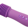 Фиолетовый вибратор Push it с возвратно-поступательными движениями Фиолетовый вибратор Push it с возвратно-поступательными движениями