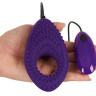Фиолетовое виброкольцо Couples Cushion