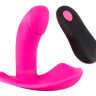 Розовый вибромассажер RC Panty Vibrator со стимулятором клитора