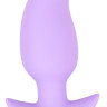 Сиреневая анальная пробка с вибрацией Cuties Vibrating Mini Butt Plug - 8 см.