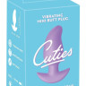 Сиреневая анальная пробка с вибрацией Cuties Vibrating Mini Butt Plug - 8 см.