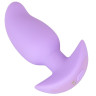 Сиреневая анальная пробка с вибрацией Cuties Vibrating Mini Butt Plug - 8 см.