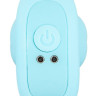 Голубая анальная пробка с вибрацией Cuties Vibrating Mini Butt Plug - 8 см.