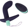 Темно-фиолетовый вибростимулятор простаты с пультом ДУ Remote Controlled Prostate Plug Темно-фиолетовый вибростимулятор простаты с пультом ДУ Remote Controlled Prostate Plug