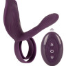 Фиолетовая насадка на член с клиторальным отростком и пультом ДУ RC Couple’s Vibrator 2 Фиолетовая насадка на член с клиторальным отростком и пультом ДУ RC Couple’s Vibrator 2