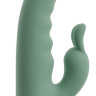 Зеленый вибратор-ротатор Luvio - 19,3 см. Зеленый вибратор-ротатор Luvio - 19,3 см.