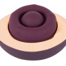 Фиолетовый вращающийся массажёр для вульвы Rotating Vulva Massager