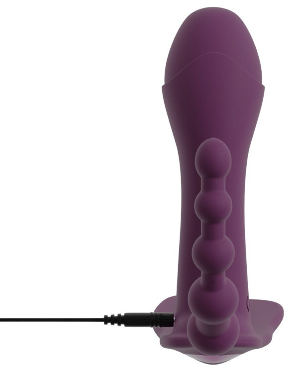 Фиолетовый вибратор для ношения в трусиках ARIVA RC Panty Vibrator