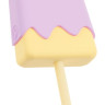 Сиреневый мини-вибратор в форме пломбира Vibrating Popsicle Сиреневый мини-вибратор в форме пломбира Vibrating Popsicle