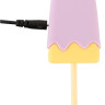 Сиреневый мини-вибратор в форме пломбира Vibrating Popsicle Сиреневый мини-вибратор в форме пломбира Vibrating Popsicle
