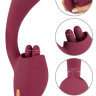 Малиновый вибратор с подвижными язычками 2 Function Vibrator - 20,6 см. Малиновый вибратор с подвижными язычками 2 Function Vibrator - 20,6 см.