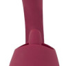 Малиновый вибратор с подвижными язычками 2 Function Vibrator - 20,6 см. Малиновый вибратор с подвижными язычками 2 Function Vibrator - 20,6 см.