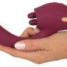 Малиновый вибратор с подвижными язычками 2 Function Vibrator - 20,6 см. Малиновый вибратор с подвижными язычками 2 Function Vibrator - 20,6 см.