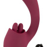 Малиновый вибратор с подвижными язычками 2 Function Vibrator - 20,6 см. Малиновый вибратор с подвижными язычками 2 Function Vibrator - 20,6 см.