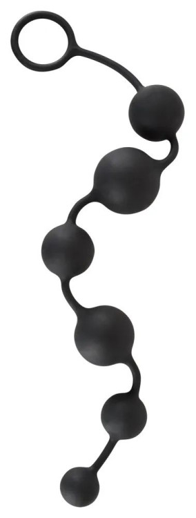 Анальная цепочка Black Velvets Anal Beads - 40 см. Анальная цепочка Black Velvets Anal Beads - 40 см.