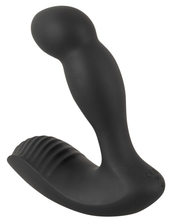 Черный вибростимулятор простаты RC Prostate Massager - 13,1 см.