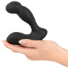 Черный вибростимулятор простаты RC Prostate Massager - 13,1 см.
