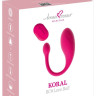 Розовое виброяйцо KORAL RC Love Ball