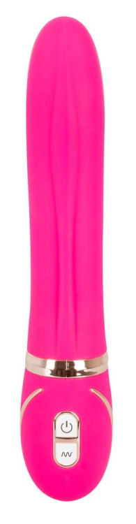 Розовый вибромассажер для точки G Glam Up Pink GR - 22 см. Розовый вибромассажер для точки G Glam Up Pink GR - 22 см.