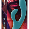 Бирюзовый вибратор-кролик The Magician Rabbit Vibrator - 22,5 см.
