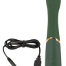 Зеленый стимулятор точки G Luxurious G-Spot Massager - 19,5 см.