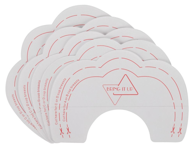 Набор из 5 прозрачных пар тейпов для груди