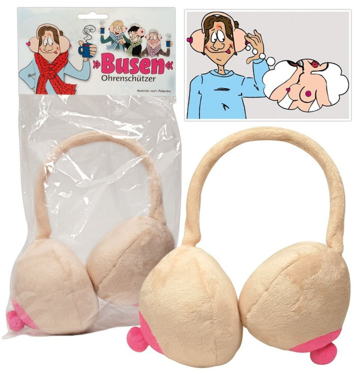 Наушники в виде груди Наушники в виде груди