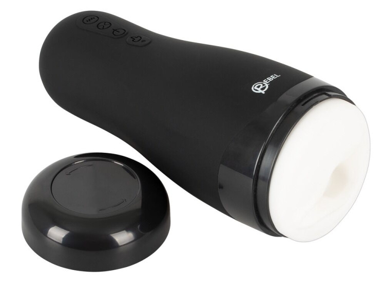 Черный вибромастурбатор с подогревом Masturbator with 3 Functions Черный вибромастурбатор с подогревом Masturbator with 3 Functions