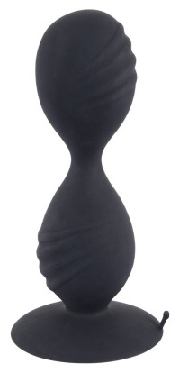 Анальные шарики на жесткой сцепке Backdoor Friend Double