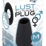 Чёрная анальная пробка-тоннель Lust Tunnel M - 10 см. Чёрная анальная пробка-тоннель Lust Tunnel M - 10 см.