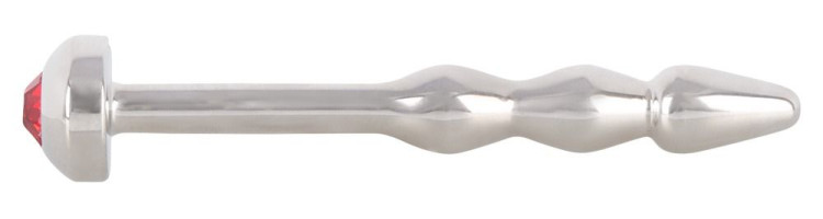 Уретральный стимулятор с декоративным стразом Sextreme Jewel Cockpin - 8 см. Уретральный стимулятор с декоративным стразом Sextreme Jewel Cockpin - 8 см.