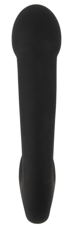 Черный силиконовый вибратор G & P-Spot Vibrator - 16,8 см.