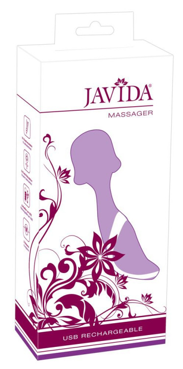 Фиолетовый вибромассажер Javida Massager