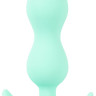 Аквамариновая анальная втулка Mini Butt Plug - 8,2 см.