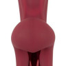 Малиновый вибратор-кролик с функцией постукивания 2 Function Rabbit Vibrator - 22,3 см.
