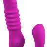 Лиловый вибратор 3 Function Vibrator с функцией фрикций и постукиванием