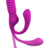 Лиловый вибратор 3 Function Vibrator с функцией фрикций и постукиванием