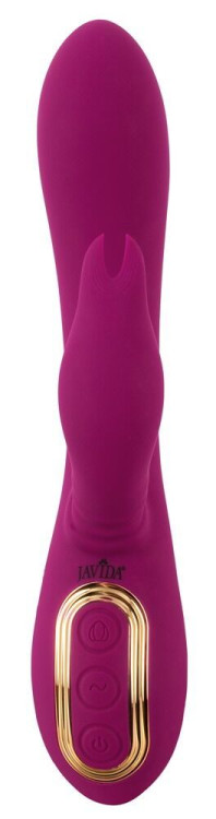 Фиолетовый вибратор 3 Function Vibrator с вращением бусин - 23 см. Фиолетовый вибратор 3 Function Vibrator с вращением бусин - 23 см.