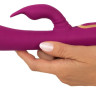 Фиолетовый вибратор 3 Function Vibrator с вращением бусин - 23 см. Фиолетовый вибратор 3 Function Vibrator с вращением бусин - 23 см.