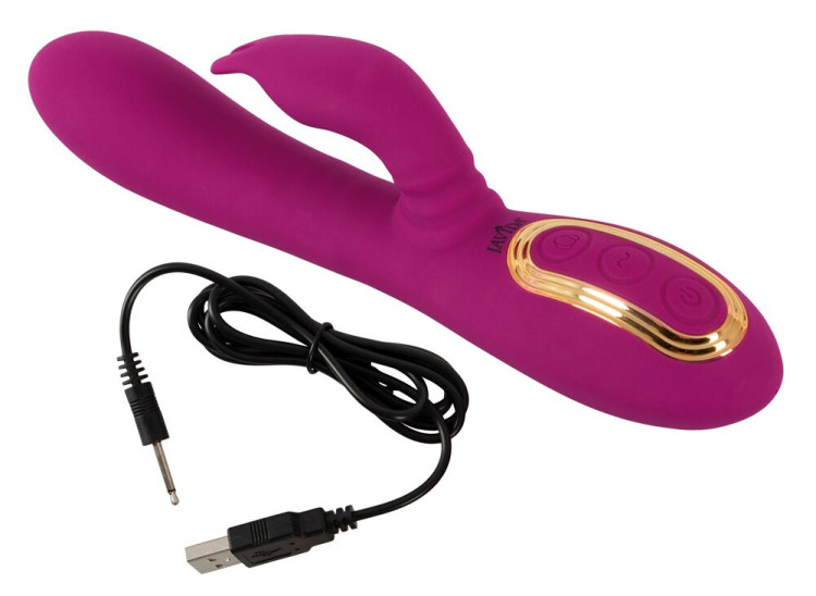 Фиолетовый вибратор 3 Function Vibrator с вращением бусин - 23 см. Фиолетовый вибратор 3 Function Vibrator с вращением бусин - 23 см.