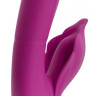 Лиловый вибратор-кролик 4 Function Vibrator - 24 см.