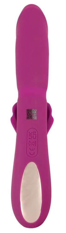 Лиловый вибратор-кролик 4 Function Vibrator - 24 см.