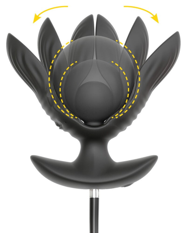 Черная расширяющаяся анальная пробка с вибрацией RC Inflatable Expander Plug with Vibration Черная расширяющаяся анальная пробка с вибрацией RC Inflatable Expander Plug with Vibration